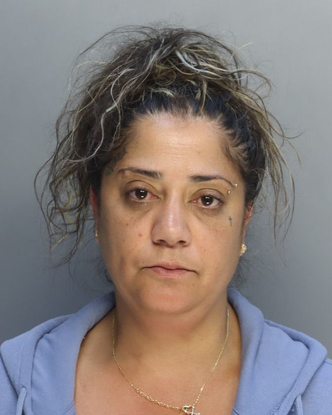 Booking photo of CASTRO, MELISSA (Miami-Dade County public record)
